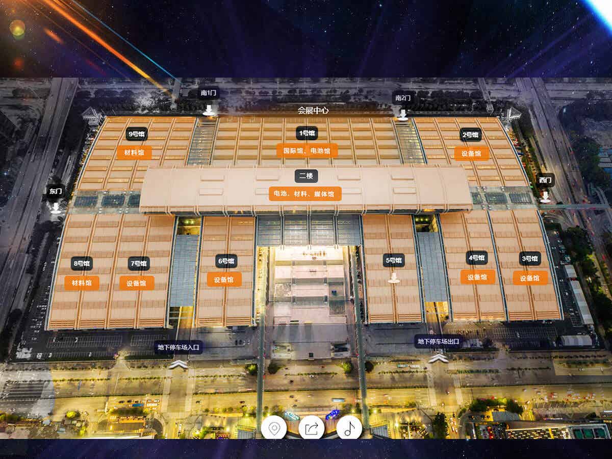 CIBF2025展馆布局