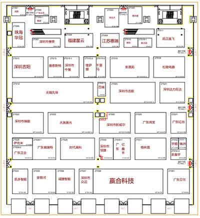 CIBF2021设备馆展位规划布局图