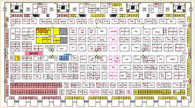 CIBF2021电池馆展位规划布局图